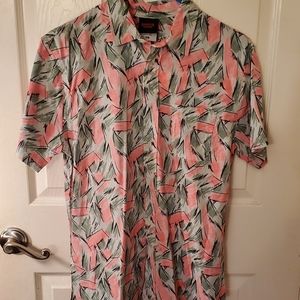 Stranger Things Button Up Shirt Small